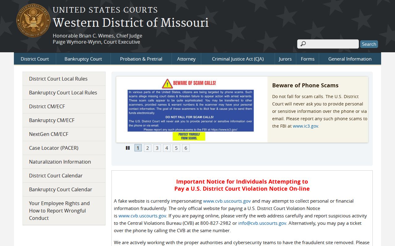 Barton County federal criminal court records in the Western District of Missouri