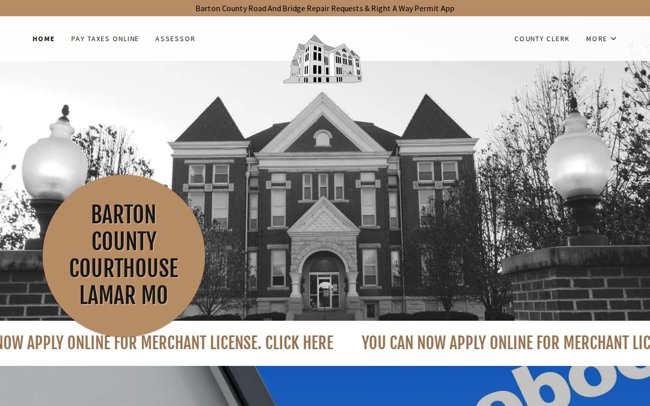 Barton County criminal records official government department directory