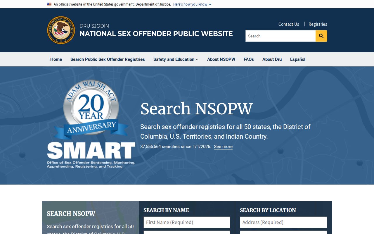 Barton County sex offender check through the national registry search